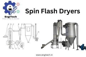 Spin flash dryers