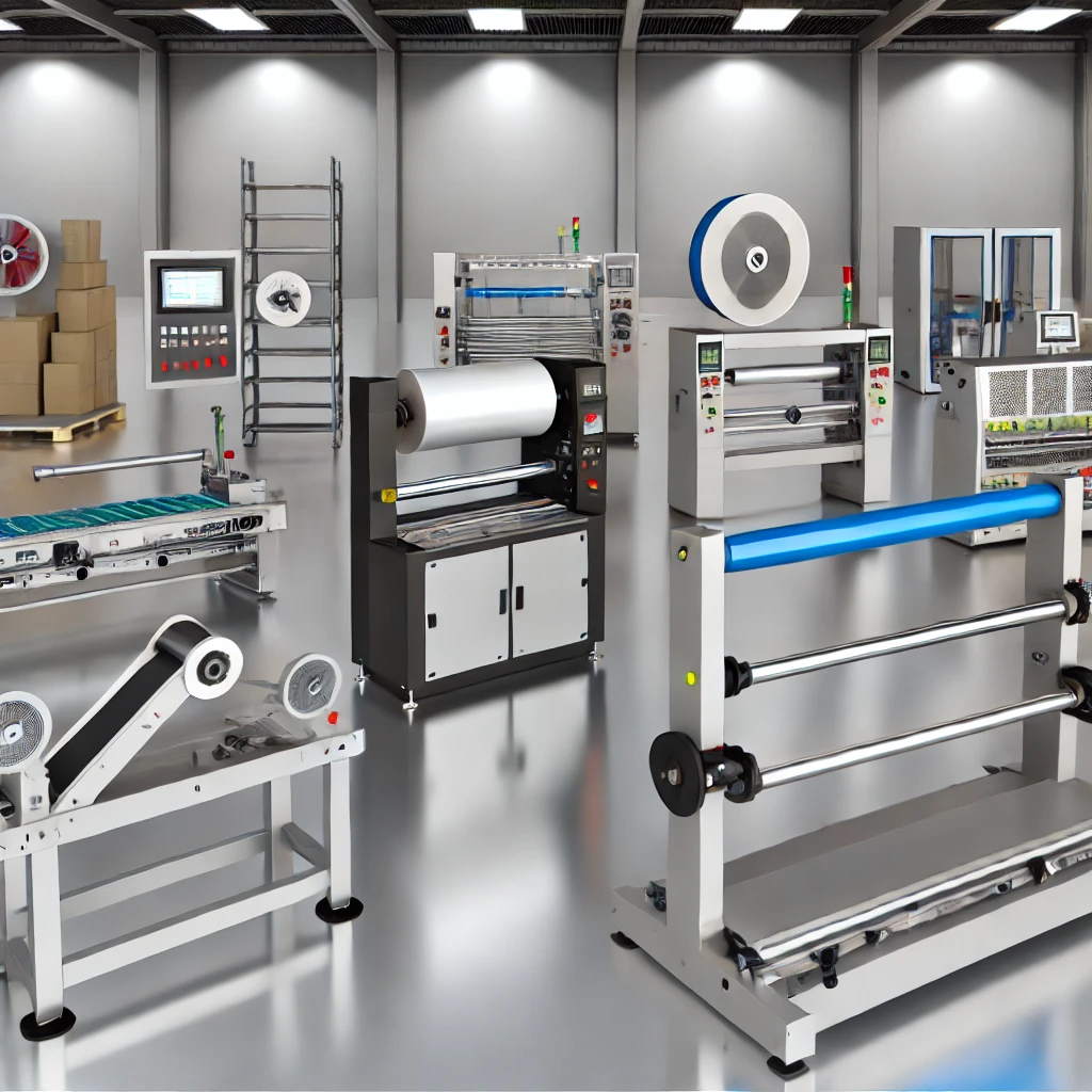 Stretch film wrapping machine
