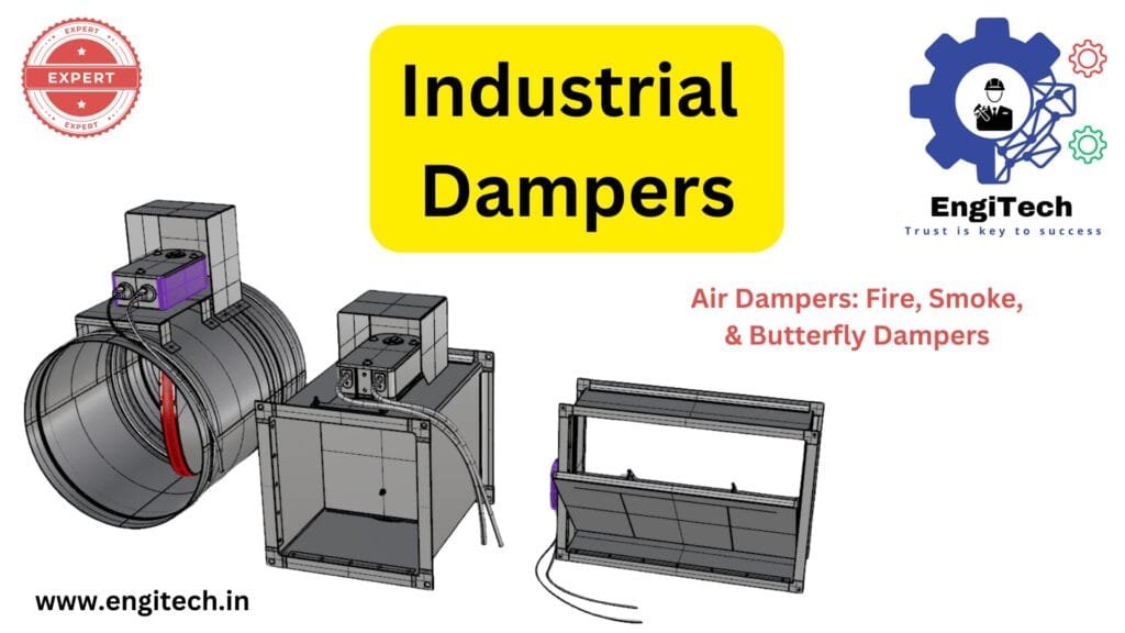air dampers, including fire, smoke, and butterfly dampers. Optimize your HVAC systems with expert insights into industrial damper types.