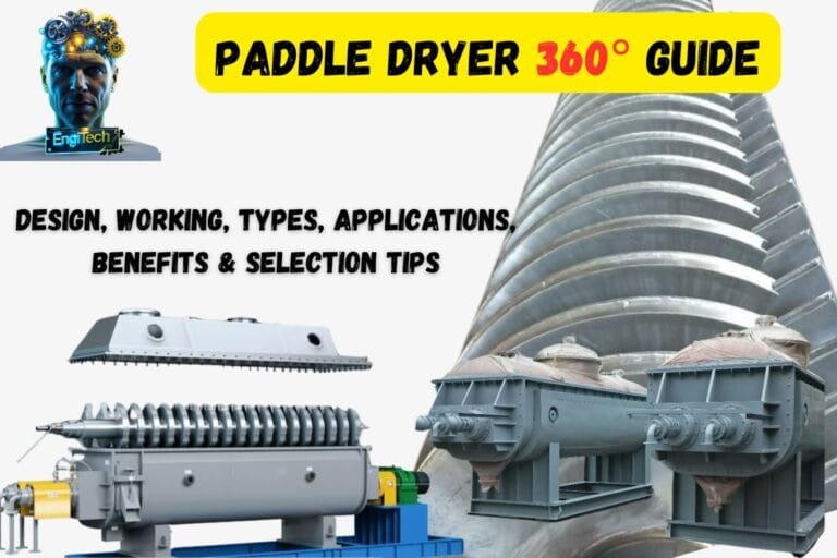 Paddle Dryer 360° Guide: Design, Working, Types, Applications, Benefits & Selection Tips