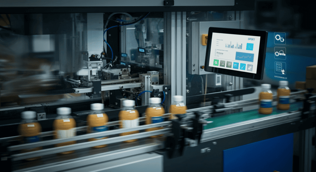 Sticker Pasting Machine